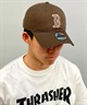 NEW ERA ニューエラ キャップ 帽子 9TWENTY ボストン・レッドソックス ウォルナット 14720939 ムラサキスポーツ限定(WAL-ML)