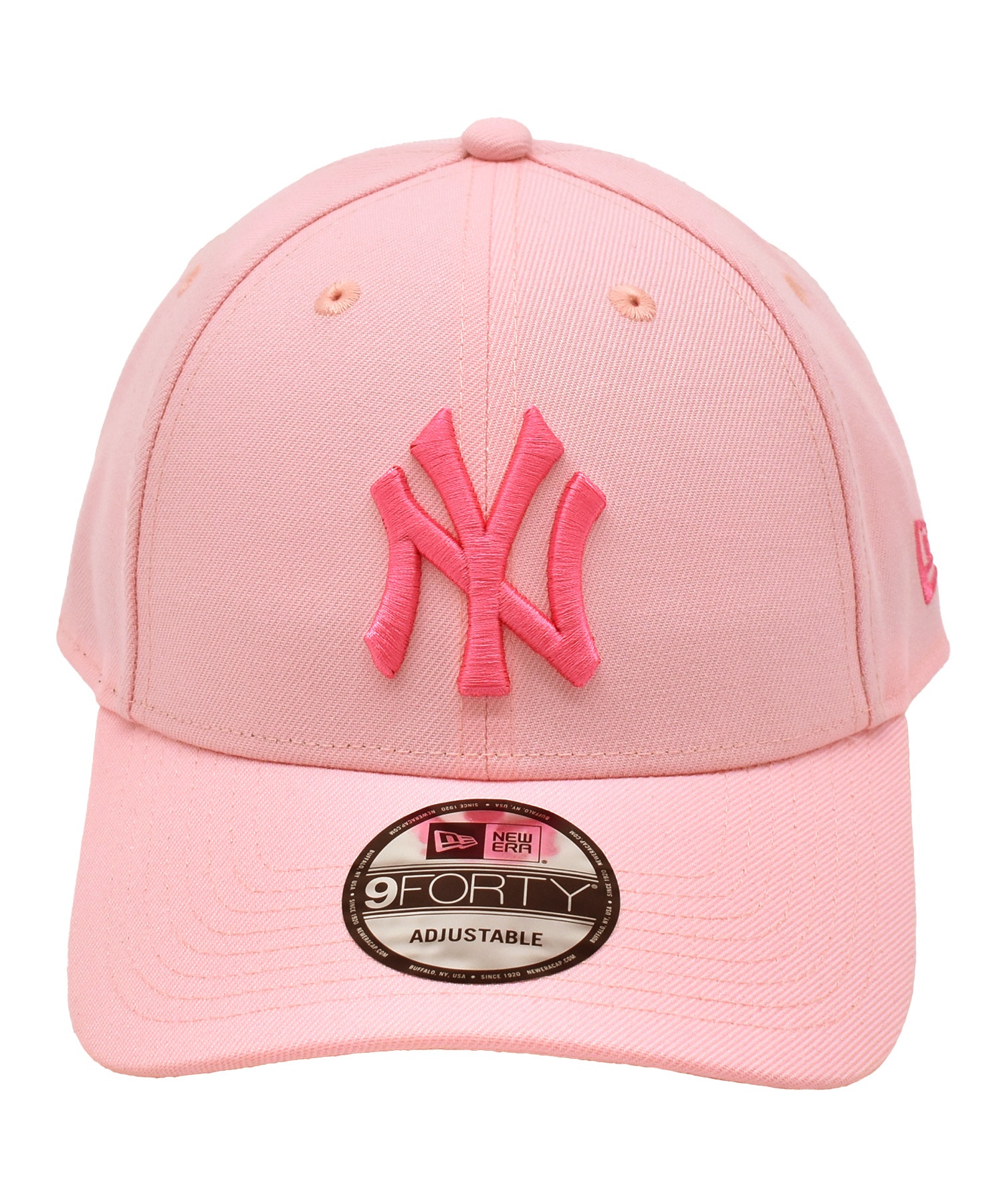 別注NEWERA　9FORTY　linestone ニューエラ　キャップ　ピンク 9FORTY A-Frame トラッカー X-girl ドリッピング ピンク