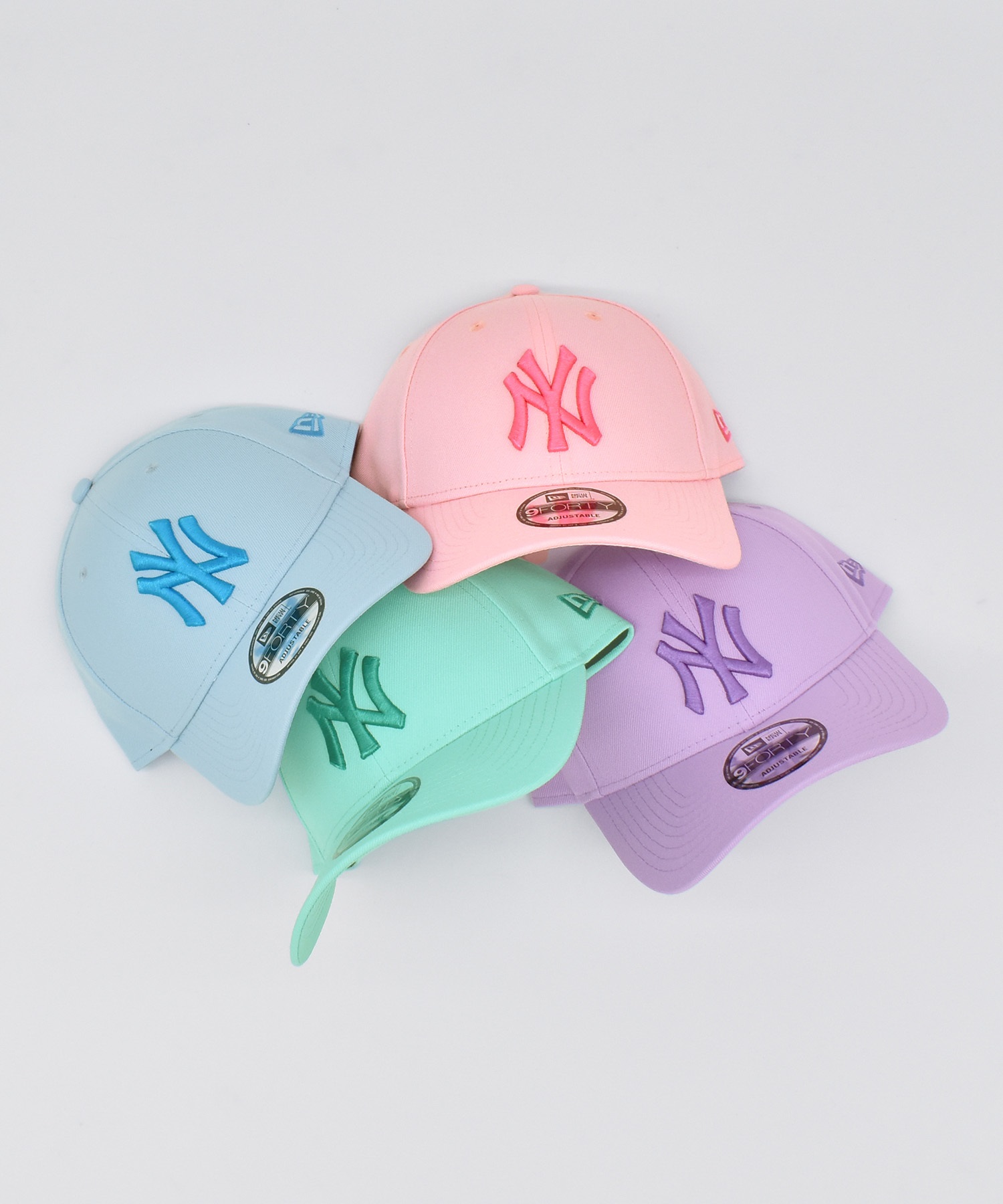 ニューヨーク・ヤンキース ピンクキャップ 9FORTY デコ NEW ERA ( ニューエラ ) 9FORTY Rhinestone ニューヨーク