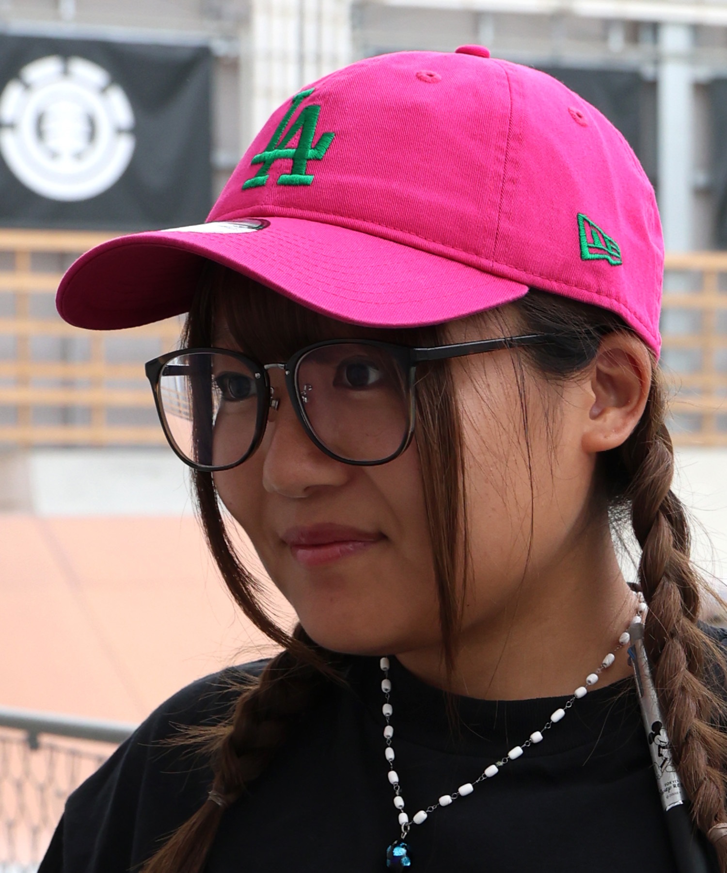 X-LARGE×NEW ERA エクストララージ ニューエラキャップ　ピンク 9TWENTY Pink Undervisor ロサンゼルス・ドジャース クローム