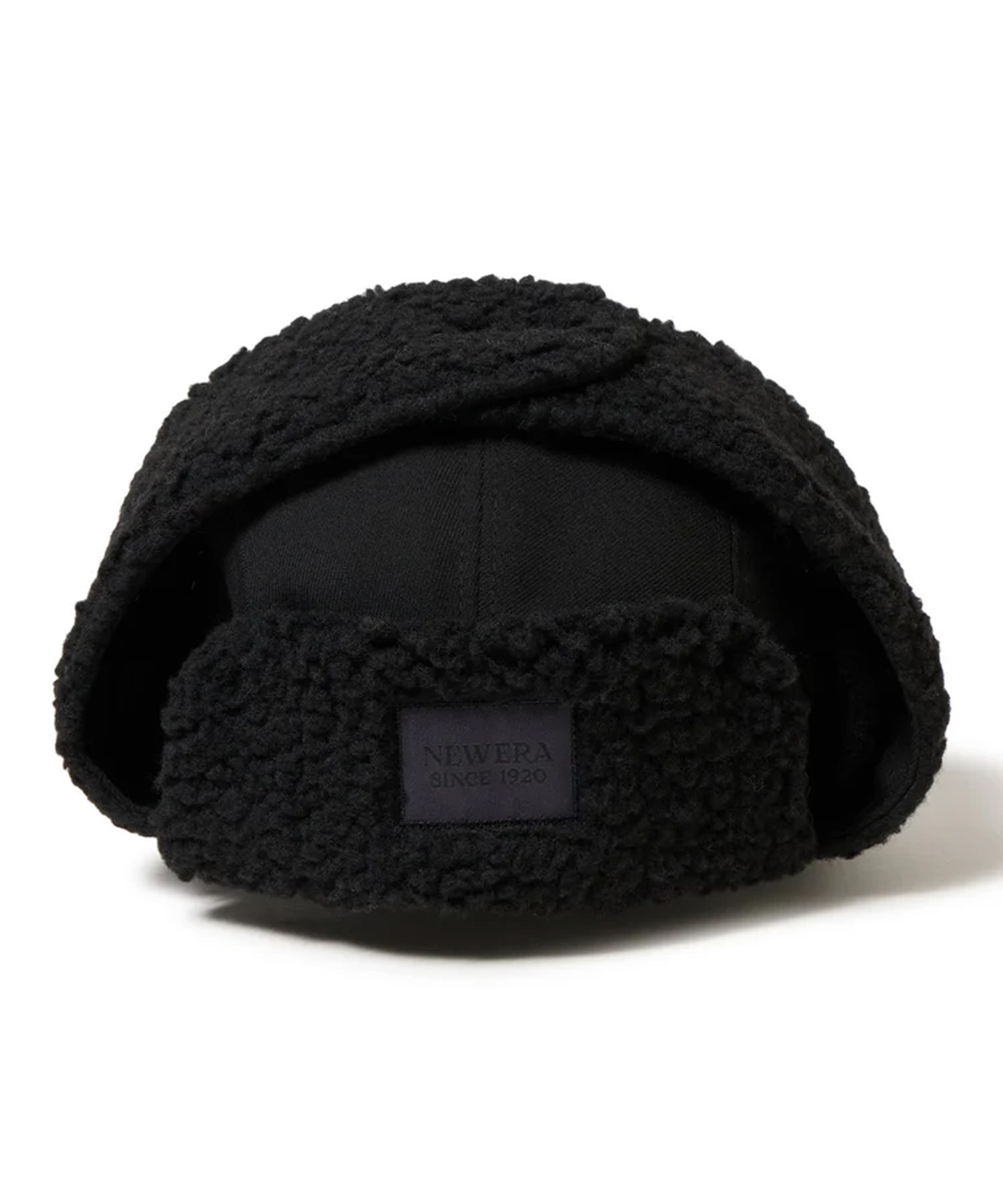 NEW ERA ニューエラ キャップ 帽子 トラッパー Black Woven Patch