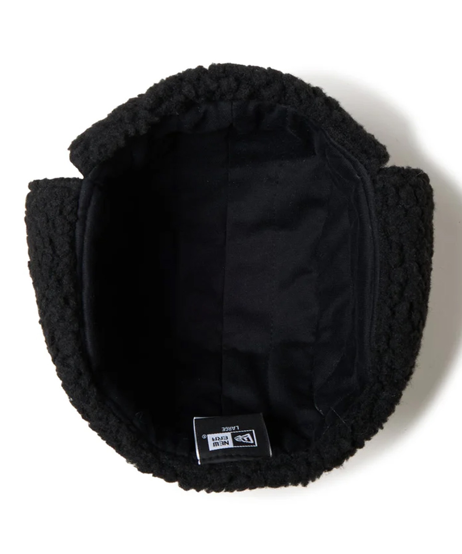 NEW ERA ニューエラ キャップ 帽子 トラッパー Black Woven Patch
