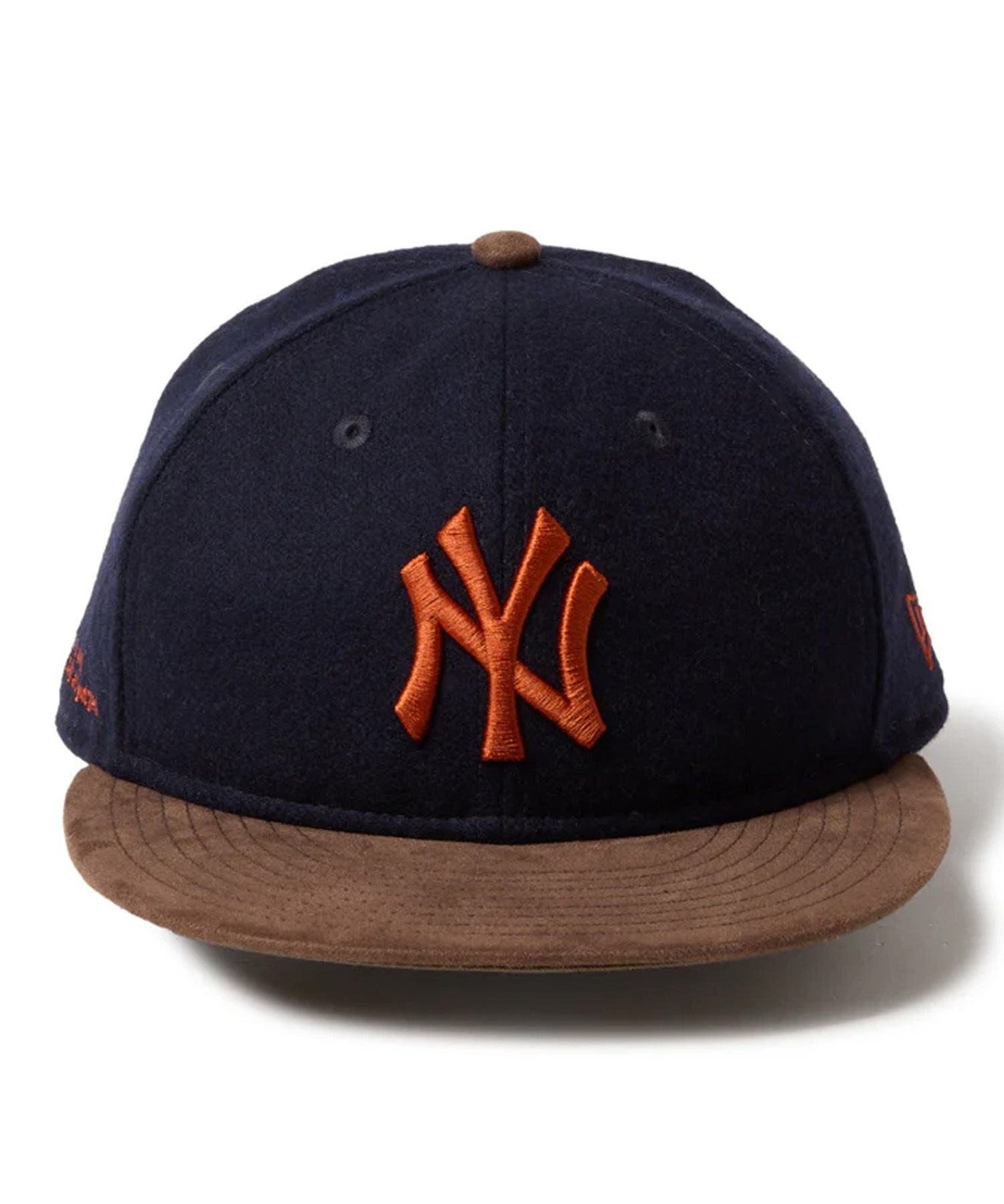 NEW ERA ニューエラ キャップ 帽子 RC 9FIFTY ニューヨーク・ヤンキース ネイビー ブラウンスウェードバイザー 14667631(MULTI-FREE)