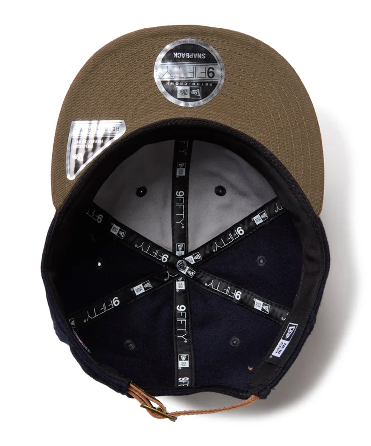 NEW ERA ニューエラ キャップ 帽子 RC 9FIFTY ニューヨーク・ヤンキース ネイビー ブラウンスウェードバイザー 14667631(MULTI-FREE)