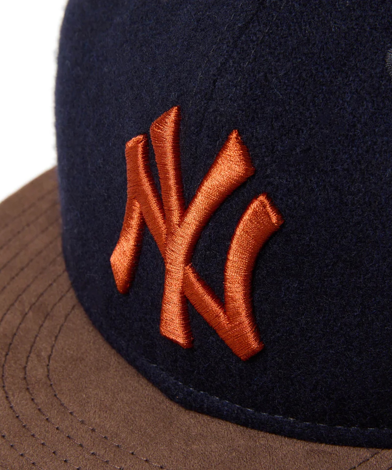 NEW ERA ニューエラ キャップ 帽子 RC 9FIFTY ニューヨーク・ヤンキース ネイビー ブラウンスウェードバイザー 14667631(MULTI-FREE)