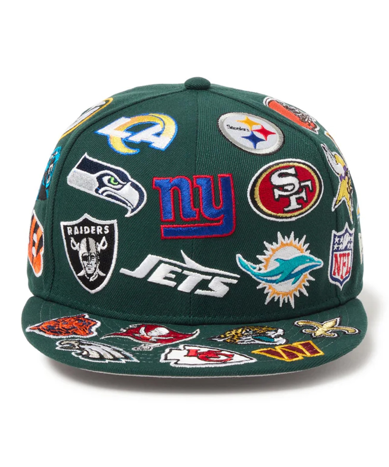 ニューエラ キャップ 限定 NEW ERA ニューエラ キャップ 帽子 9FIFTY Team Logo Allover NFL