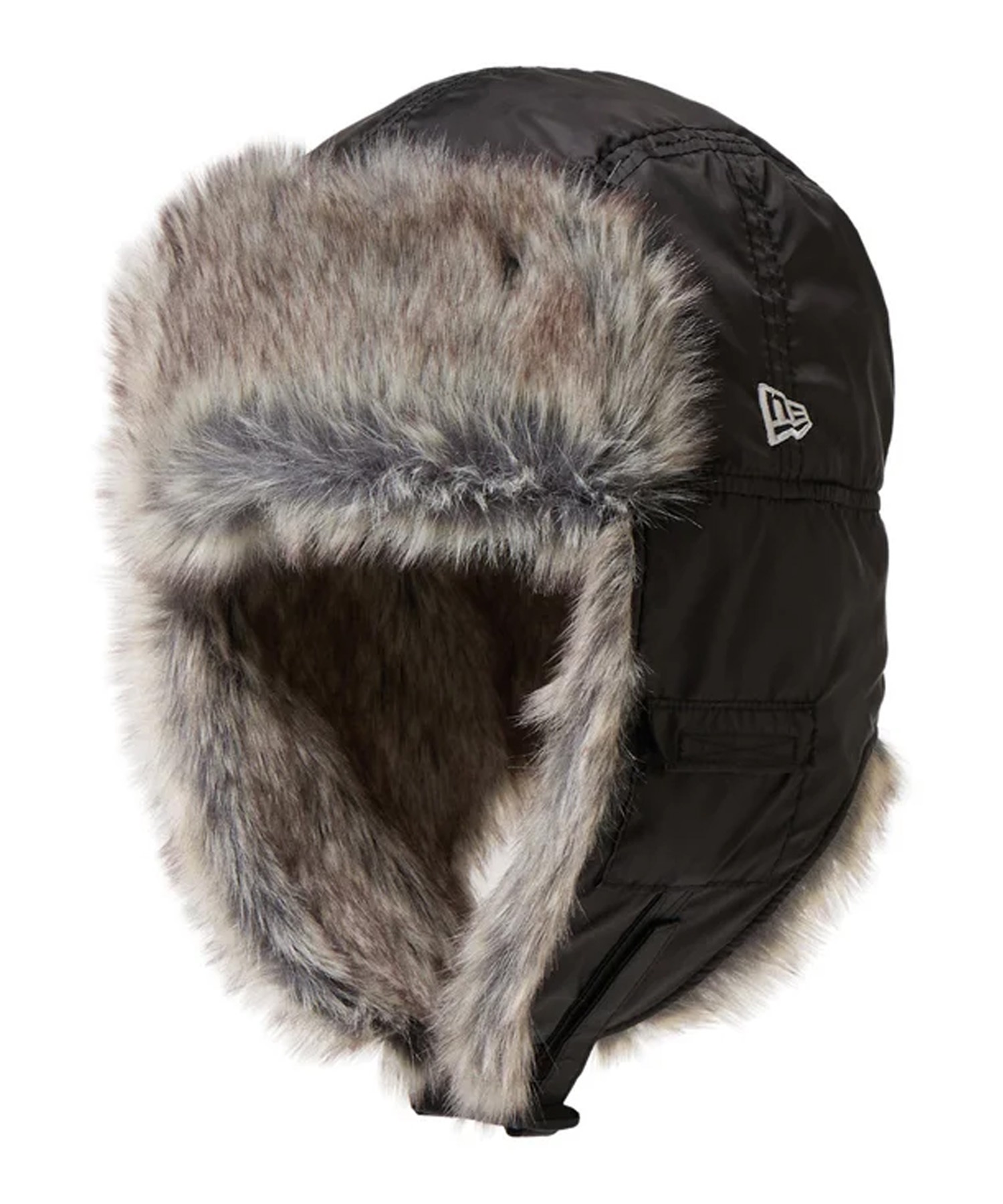 NEW ERA ニューエラ キャップ 帽子 トラッパー Dogear Water Repellent ファー ブラック 14668874(BLK-L)