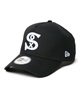 NEW ERA ニューエラ キャップ 帽子 9FORTY A-Frame MLB Black & White シカゴ・ホワイトソックス クーパーズタウン ブラック 14307498(BLK-ONE)