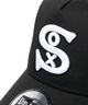 NEW ERA ニューエラ キャップ 帽子 9FORTY A-Frame MLB Black & White シカゴ・ホワイトソックス クーパーズタウン ブラック 14307498(BLK-ONE)