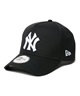 NEW ERA ニューエラ キャップ 帽子 9FORTY A-Frame MLB Black & White ニューヨーク・ヤンキース クーパーズタウン ブラック 14307496(BLK-ONE)