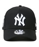 NEW ERA ニューエラ キャップ 帽子 9FORTY A-Frame MLB Black & White ニューヨーク・ヤンキース クーパーズタウン ブラック 14307496(BLK-ONE)
