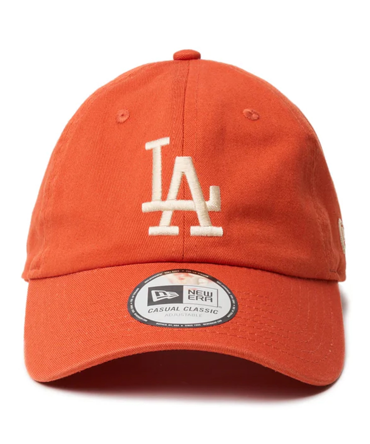 NEW ERA ニューエラ キャップ 帽子 カジュアルクラシック MLB Under Visor Logo ロサンゼルス・ドジャース バーントオレンジ 14307375(BORG-ONE)