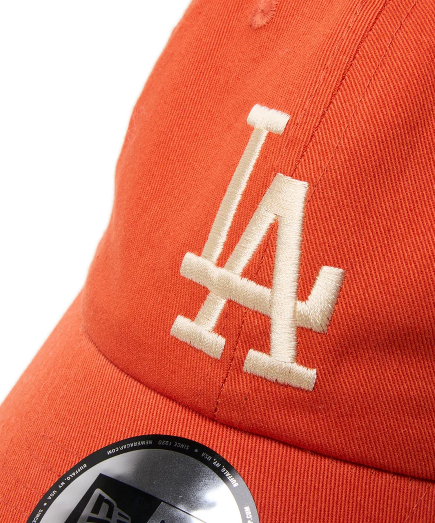 NEW ERA ニューエラ キャップ 帽子 カジュアルクラシック MLB Under Visor Logo ロサンゼルス・ドジャース バーントオレンジ 14307375(BORG-ONE)