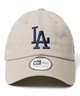 NEW ERA ニューエラ キャップ 帽子 カジュアルクラシック MLB Under Visor Logo ロサンゼルス・ドジャース ペブル 14307374(PEB-ONE)
