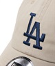NEW ERA ニューエラ キャップ 帽子 カジュアルクラシック MLB Under Visor Logo ロサンゼルス・ドジャース ペブル 14307374(PEB-ONE)