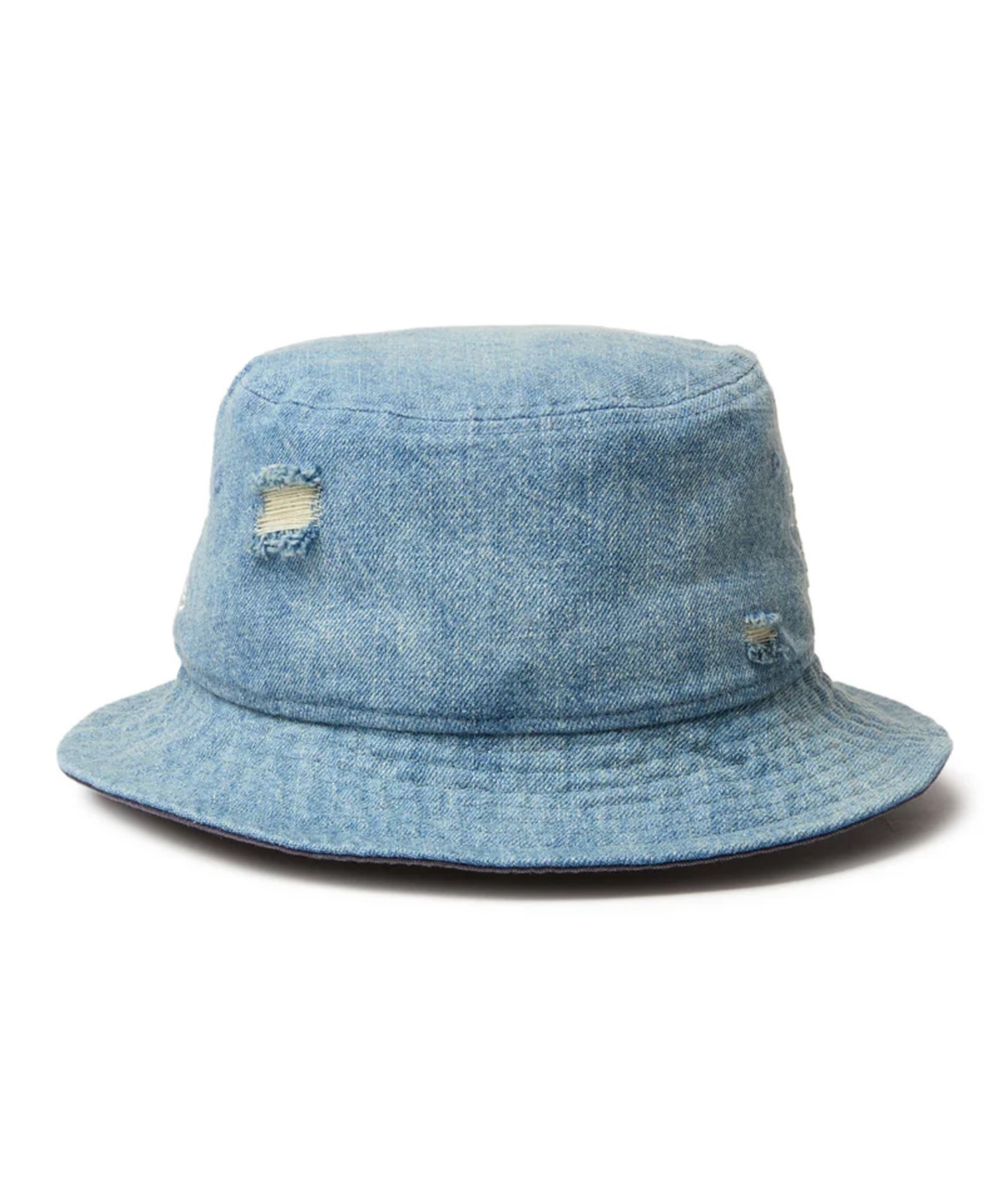 NEW ERA ニューエラ ハット 帽子 バケット01 Damaged Series ニューヨーク・ヤンキース ウォッシュドデニム 14388513(NVY-ML)