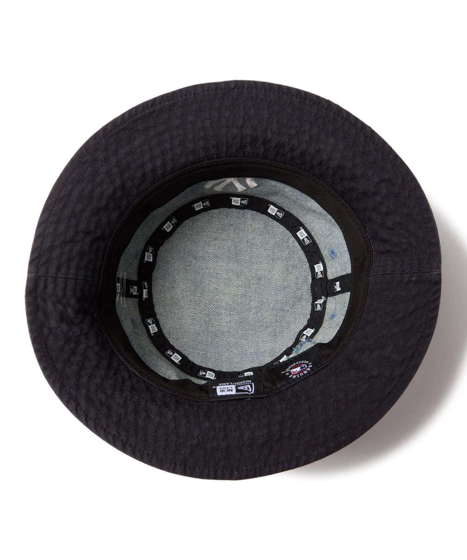 NEW ERA ニューエラ ハット 帽子 バケット01 Damaged Series ニューヨーク・ヤンキース ウォッシュドデニム 14388513(NVY-ML)