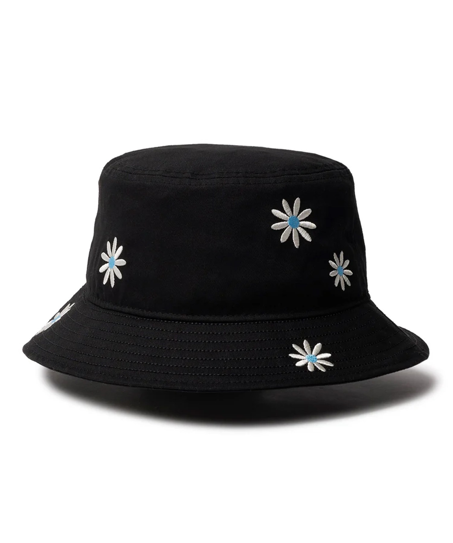 ニューエラ♡フラワー柄リボン付きストローハット NEW ERA ニューエラ ハット 帽子 バケット01 Flower Embroidery
