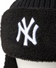 NEW ERA ニューエラ ビーニー ニットキャップ ニット帽 帽子 ニット トラッパー ニューヨーク・ヤンキース ブラック 14669984(BLK-FREE)