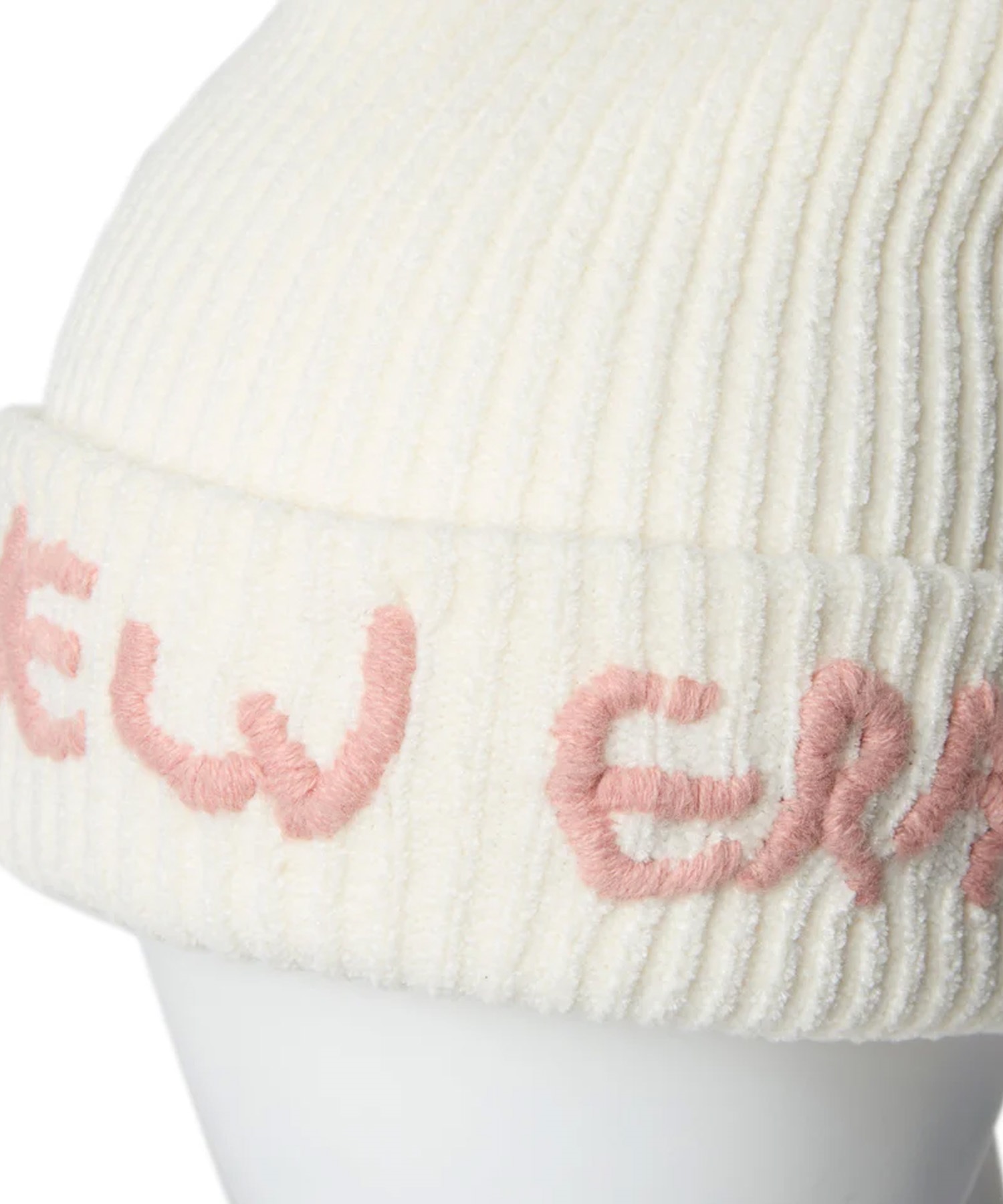 NEW ERA ニューエラ　カフニットモールヤーン ニット帽 ホワイト NEW ERA ニューエラ ビーニー ニットキャップ ニット帽 帽子