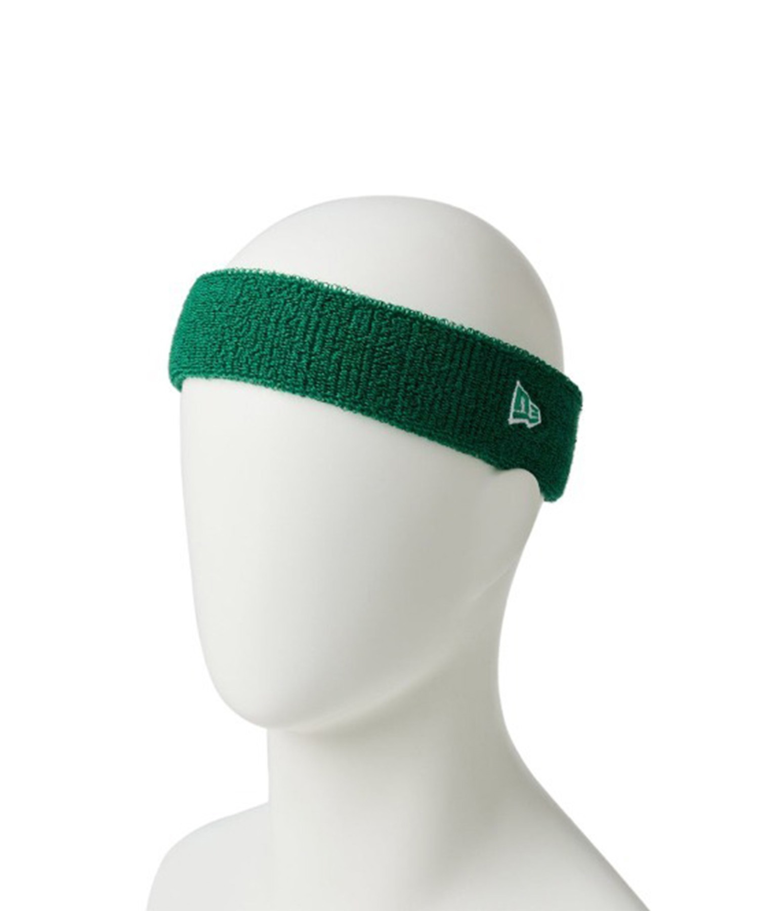 NEW ERA ニューエラ ロゴ ヘッドバンド グリーン × ホワイト
