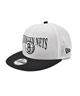 NEW ERA ニューエラ キャップ キッズ ジュニア ブルックリン・ネッツ YTH950 BRONEP WHT BLK MS 14676870 ムラサキスポーツ限定(MULTI-YOUTH)