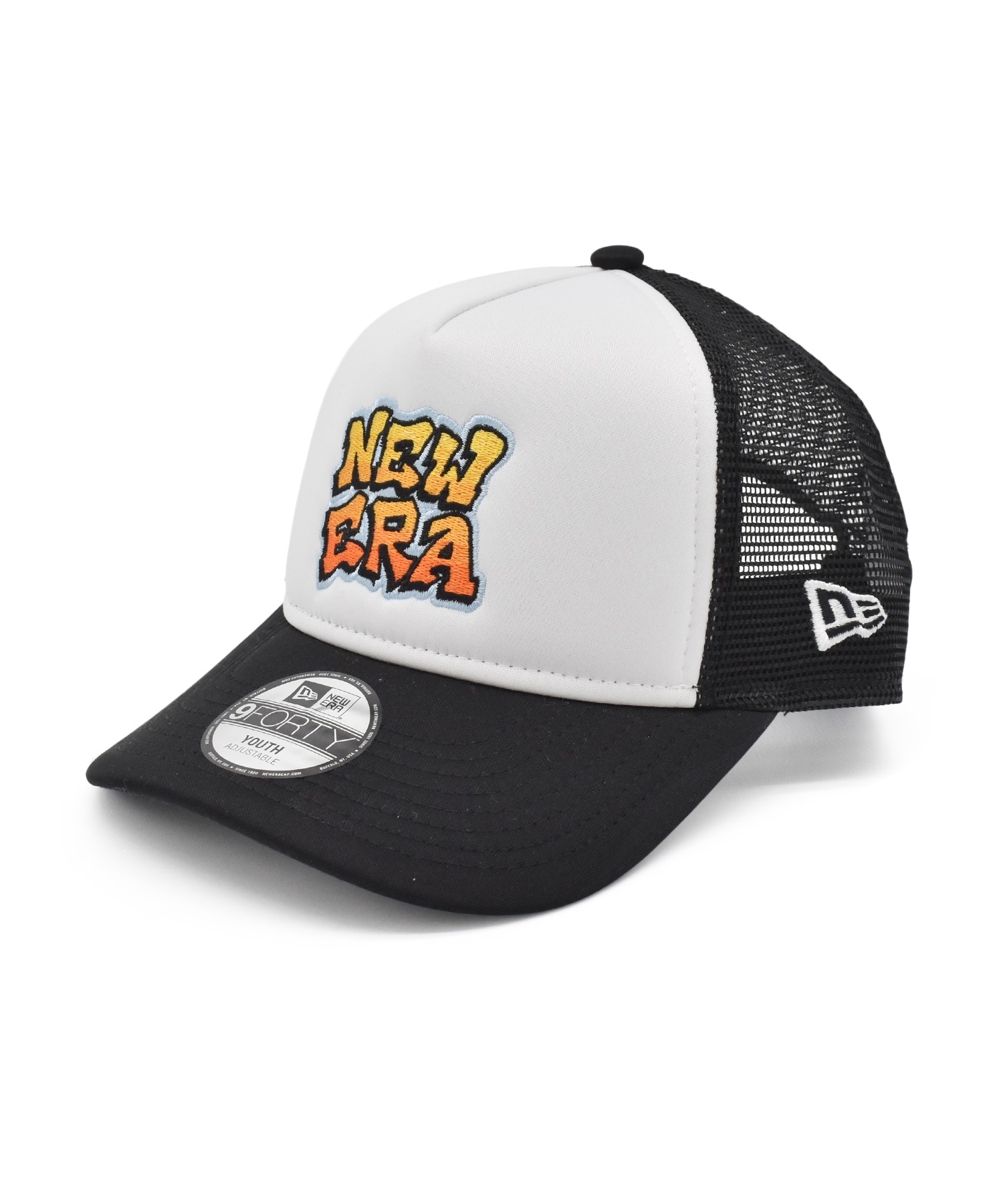NEW ERA ニューエラ キャップ キッズ YTH940AFTR TP BLK WHT MS 14676871 ムラサキスポーツ限定(MULTI-YOUTH)