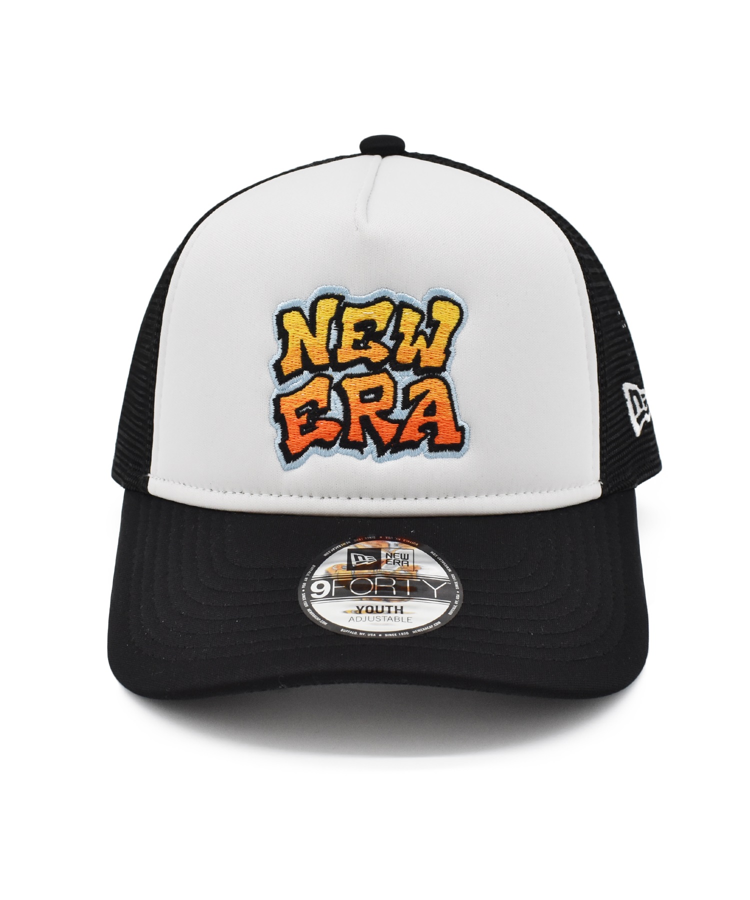 NEW ERA ニューエラ キャップ キッズ YTH940AFTR TP BLK WHT MS 14676871 ムラサキスポーツ限定(MULTI-YOUTH)