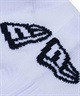 NEW ERA ニューエラ キッズ 靴下 3足組 ソックス ショート 3ペア ホワイト K14518166(WHT-21cm)