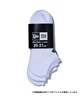 NEW ERA ニューエラ キッズ 靴下 3足組 ソックス ショート 3ペア ホワイト K14518166(WHT-21cm)