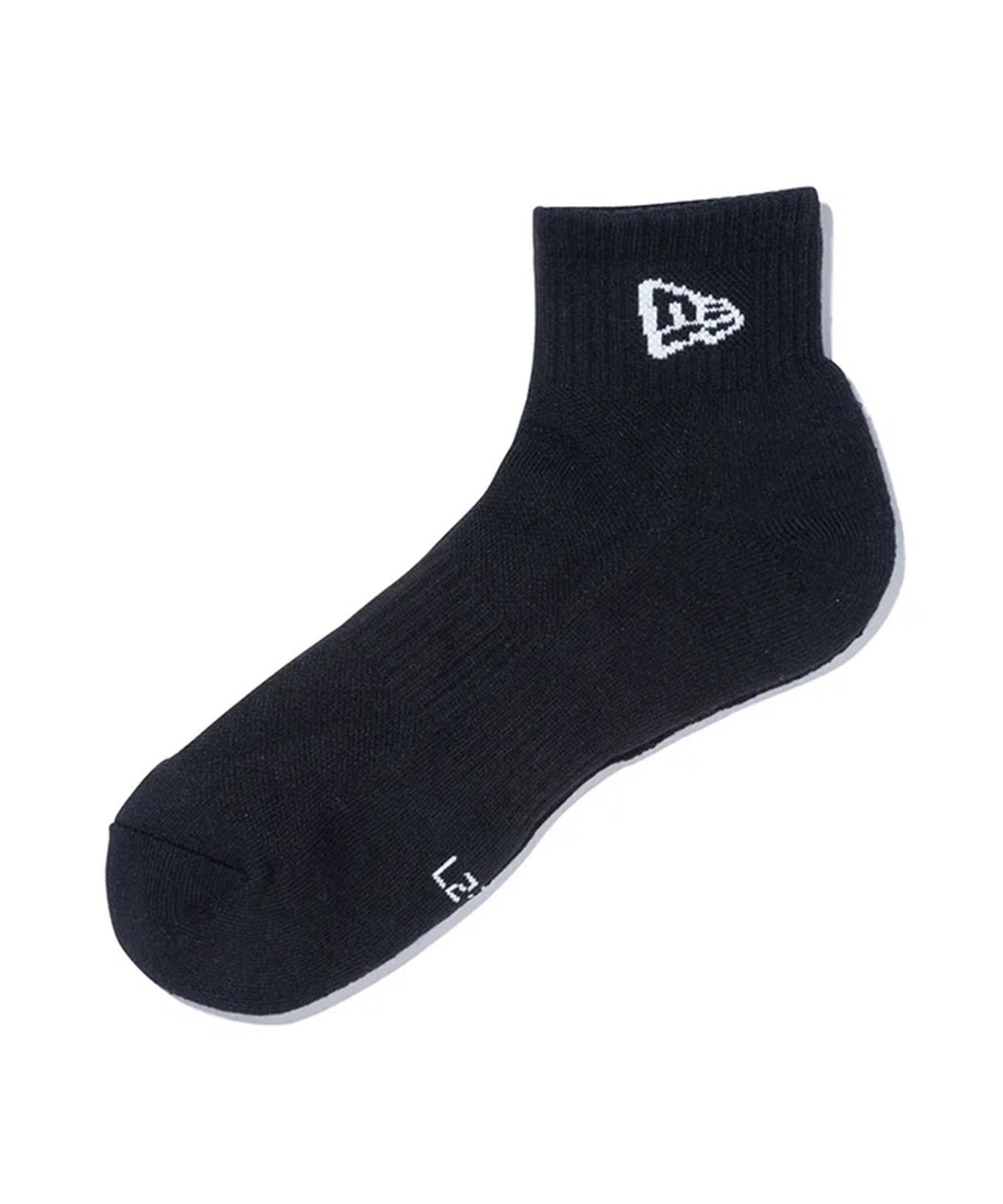 NEW ERA ニューエラ キッズ 靴下 3足組 ソックス アンクル 3ペア ブラック K14518191(BLK-21cm)