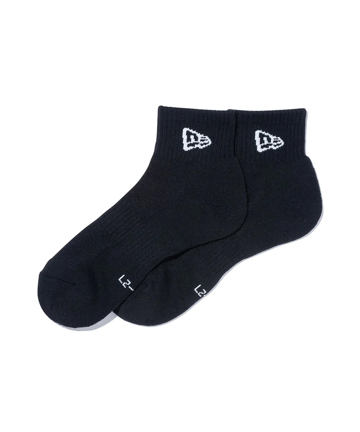 NEW ERA ニューエラ キッズ 靴下 3足組 ソックス アンクル 3ペア ブラック K14518191(BLK-21cm)