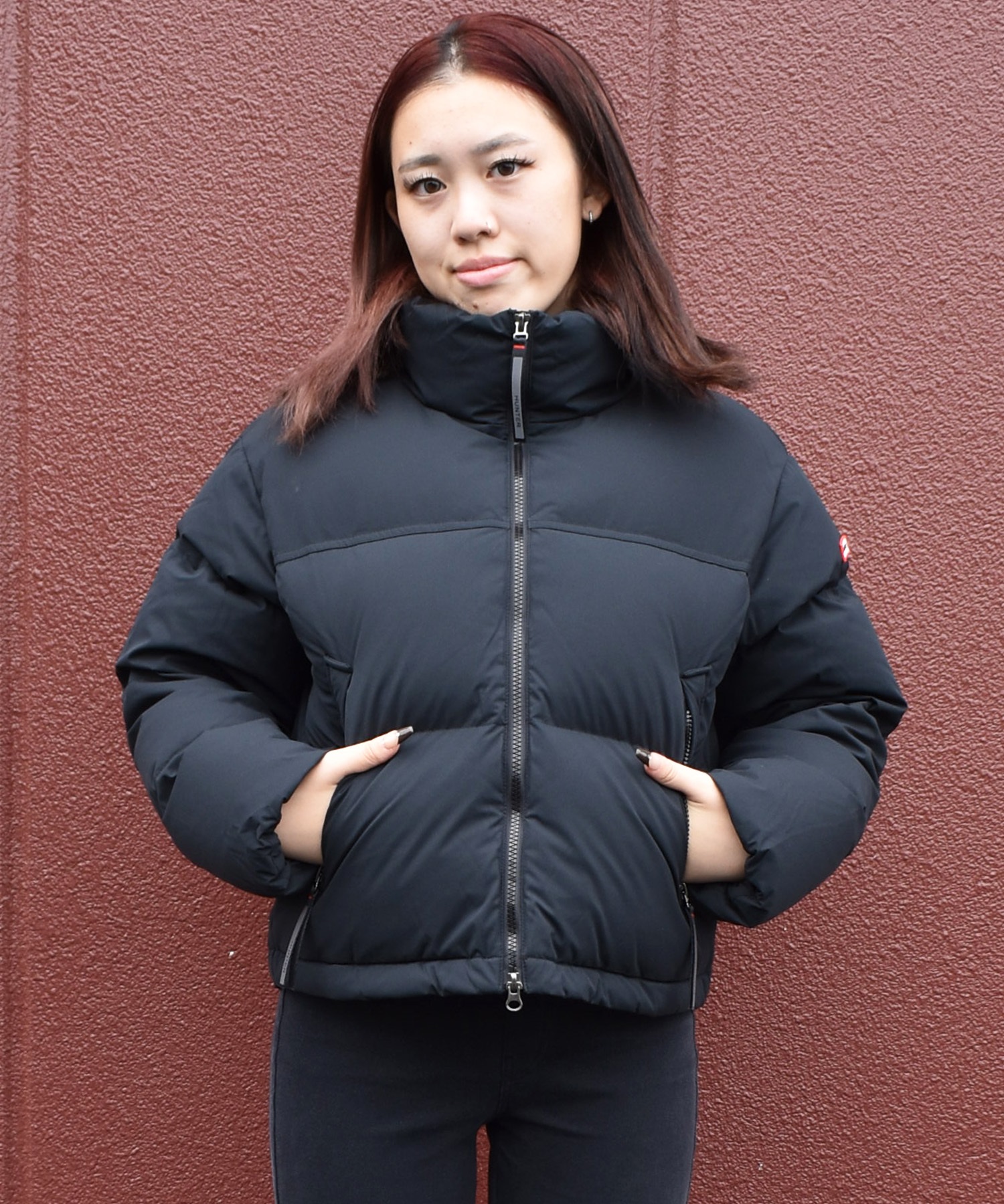 HUNTER ハンター アウター ダウンジャケット レディース パファージャケット 撥水 中綿 HDW0002ADZ(IVO-XS)