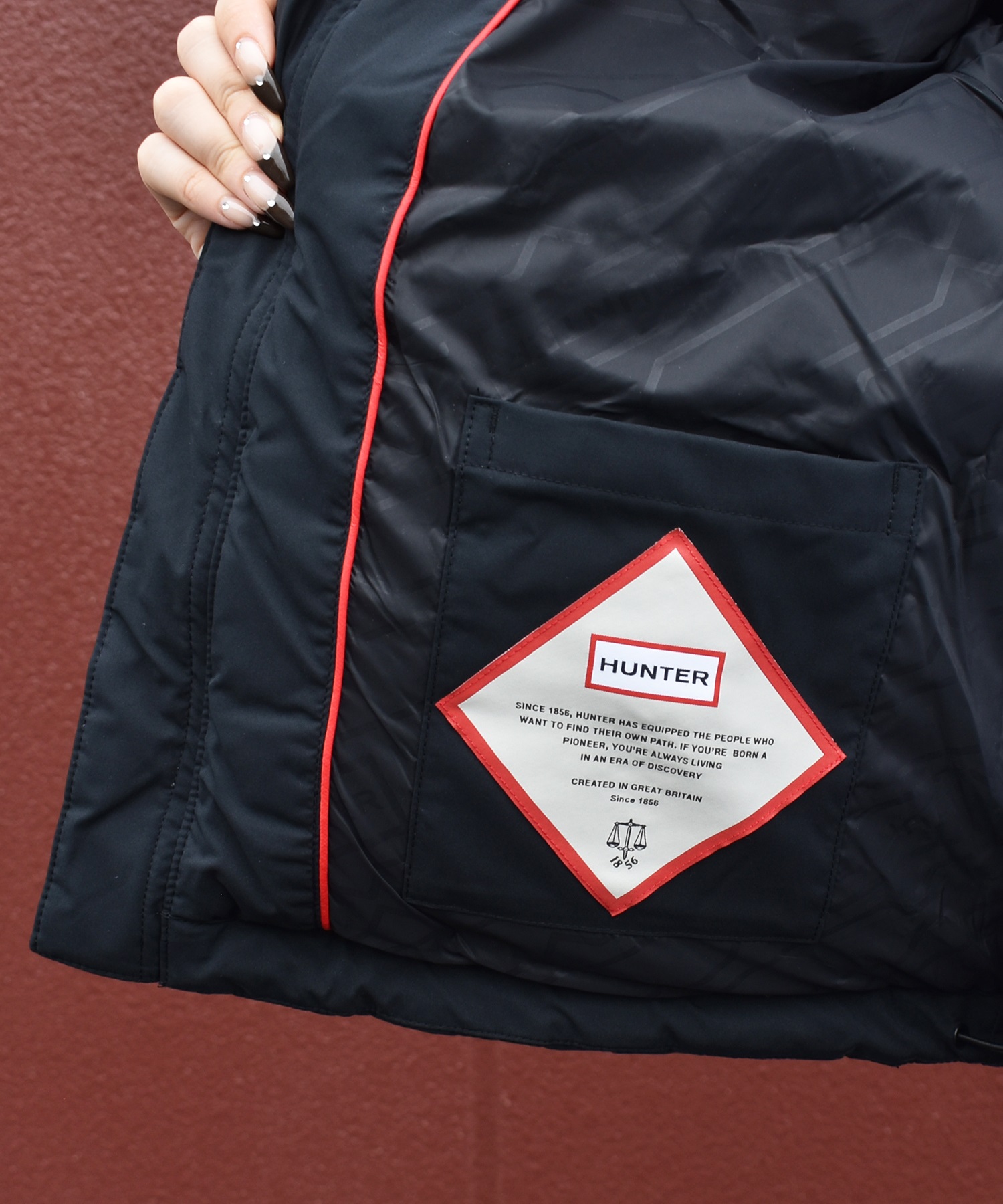 HUNTER ハンター アウター ダウンジャケット レディース パファージャケット 撥水 中綿 HDW0002ADZ(IVO-XS)