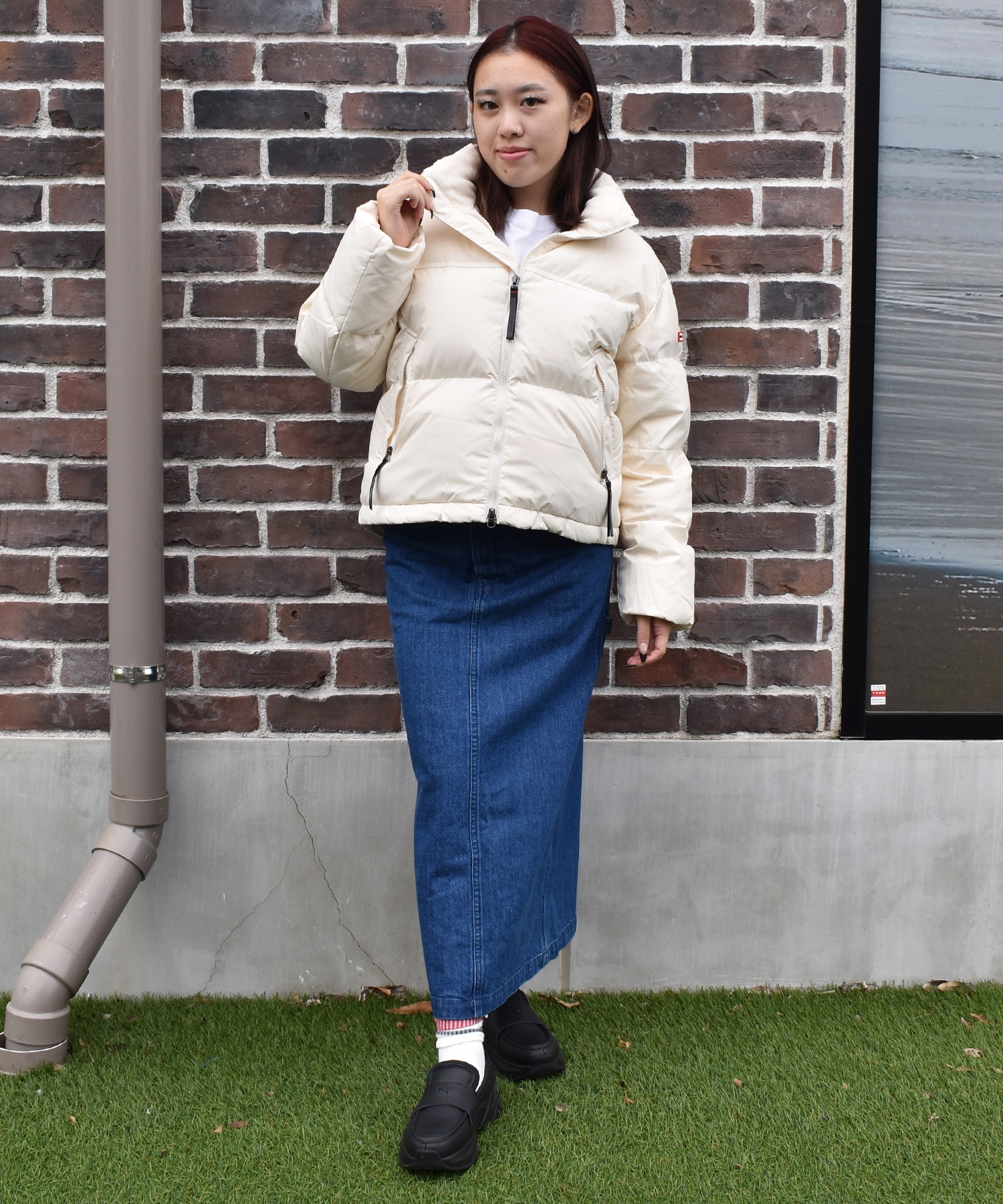 HUNTER ハンター アウター ダウンジャケット レディース パファージャケット 撥水 中綿 HDW0002ADZ(IVO-XS)