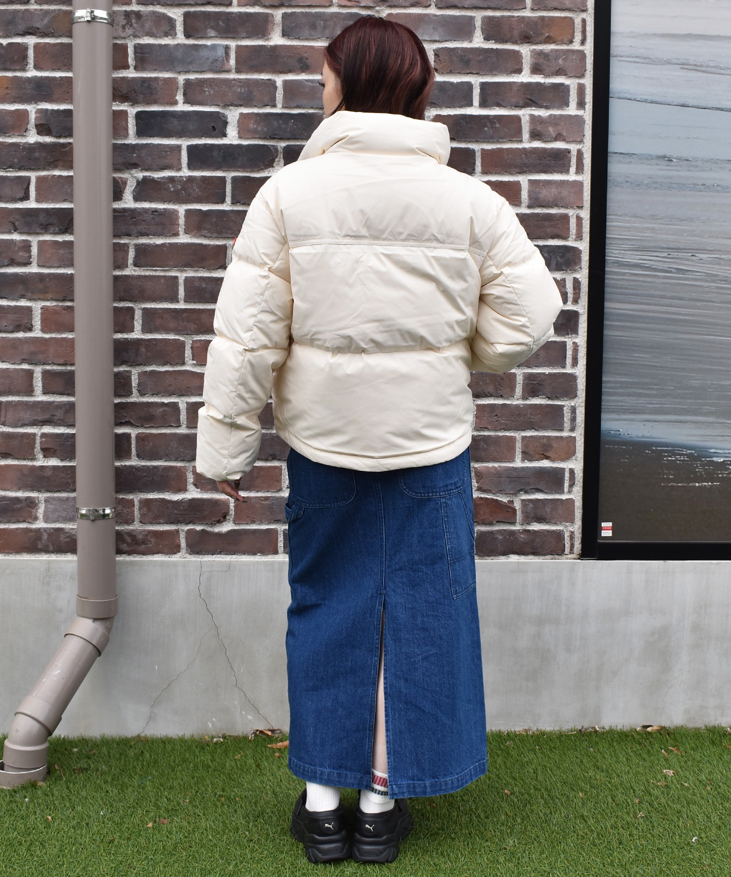 HUNTER ハンター アウター ダウンジャケット レディース パファージャケット 撥水 中綿 HDW0002ADZ(IVO-XS)