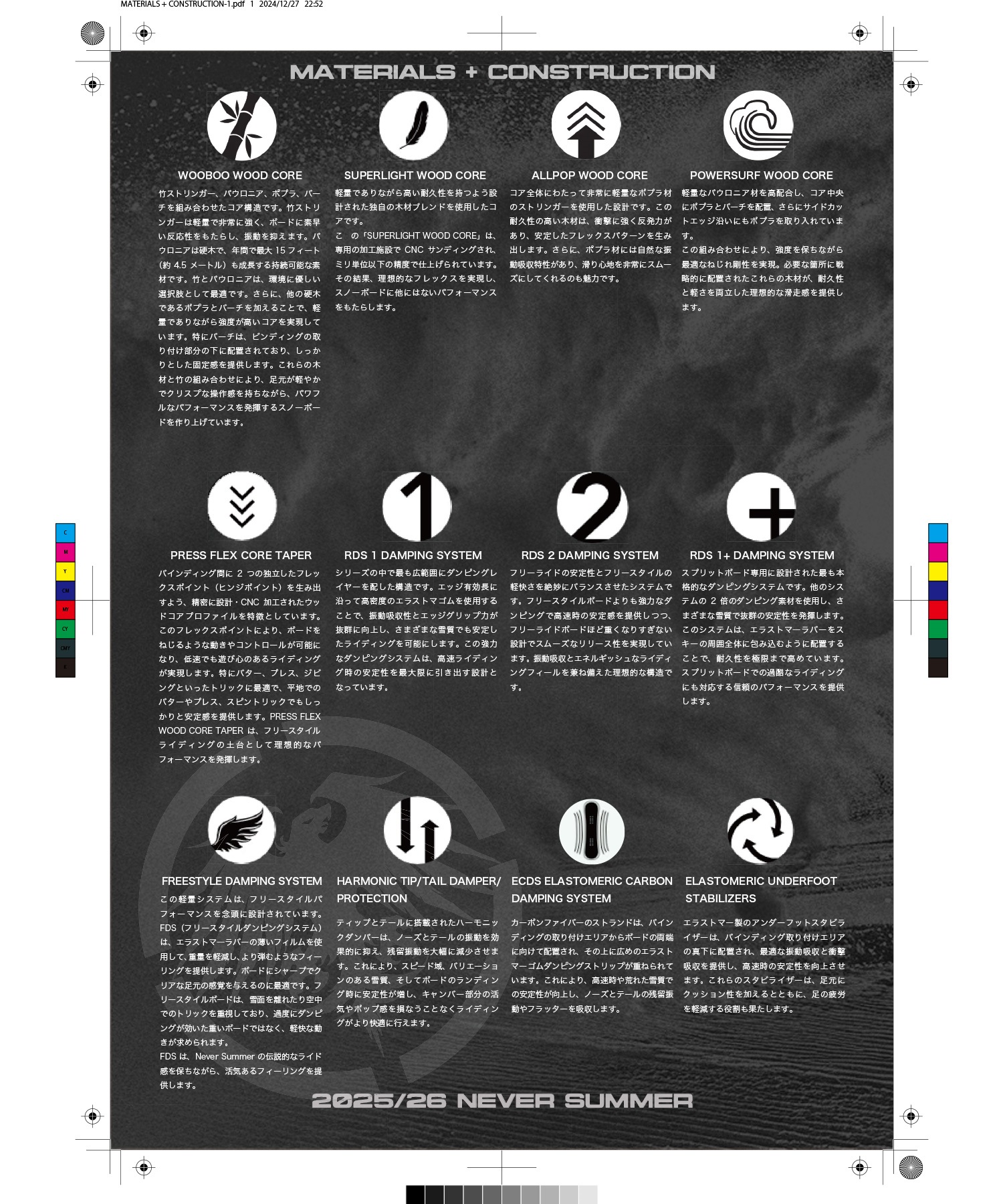 NEVERSUMMER ネバーサマー ブイ ツイン スノーボード 板 メンズ 25-26