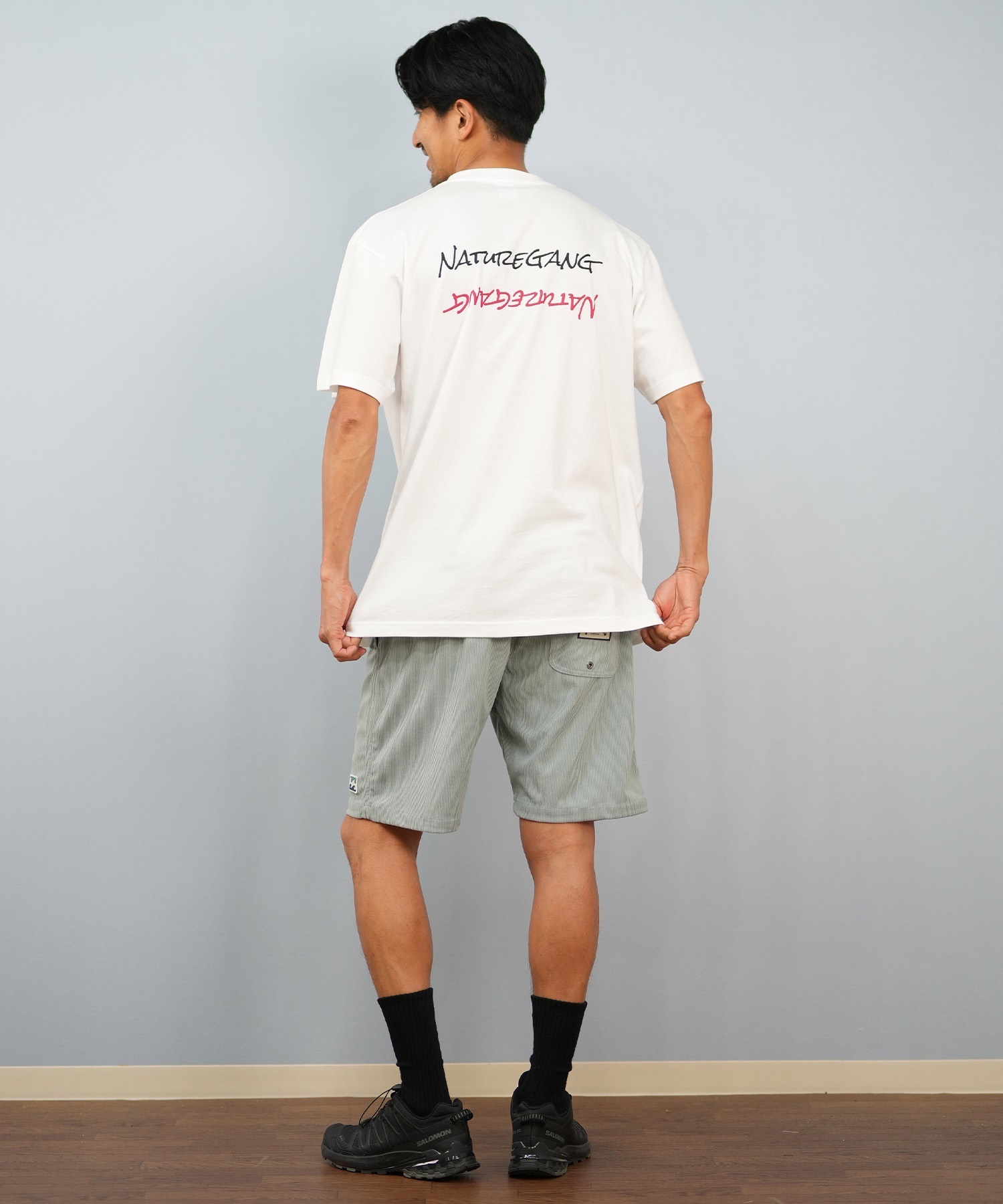 Nature Gang ネイチャーギャング 半袖 Tシャツ メンズ バックプリント