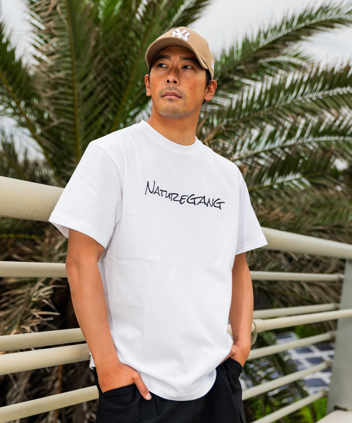 Nature Gang ネイチャーギャング 半袖 Tシャツ メンズ バックプリント