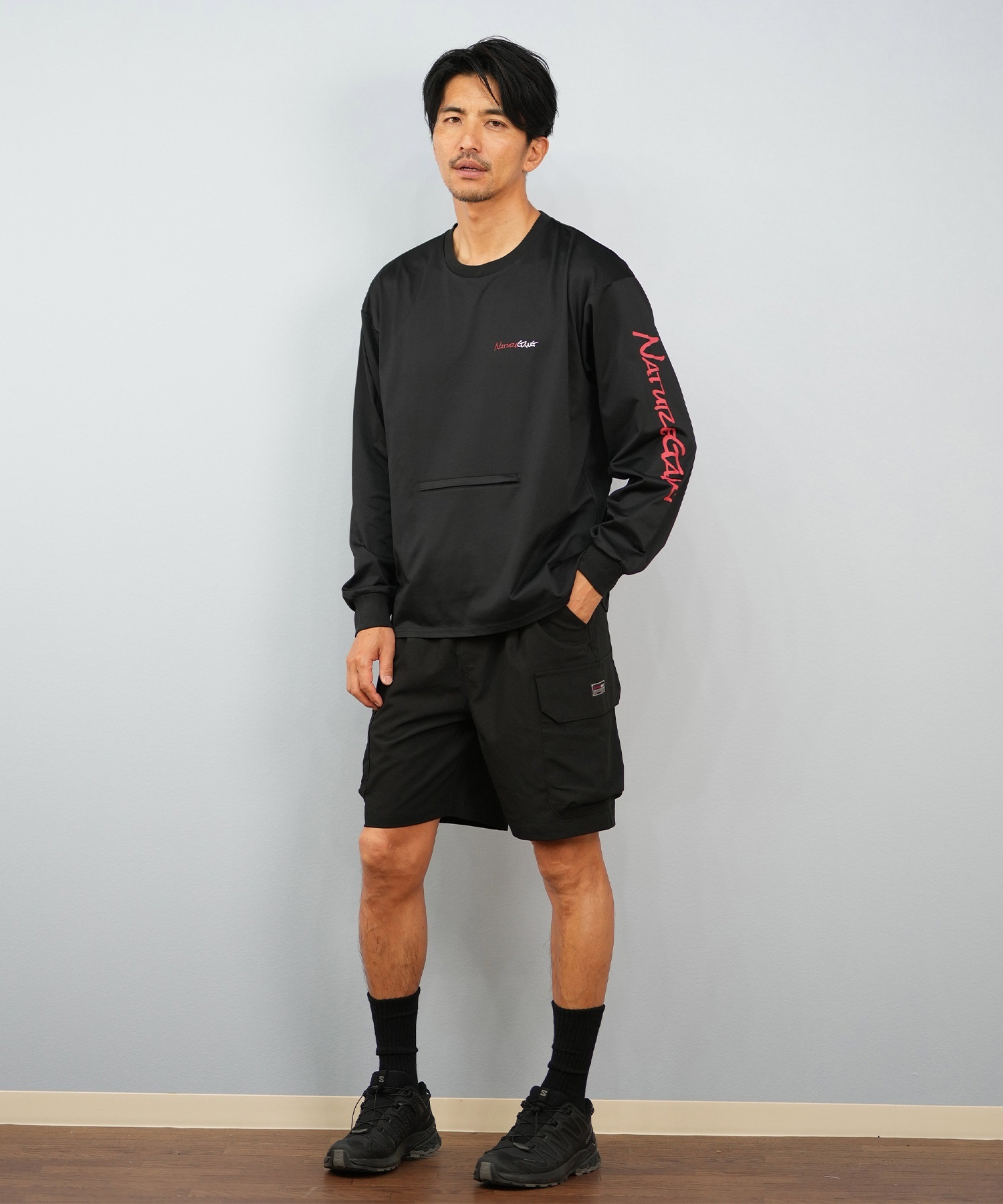Nature Gang ネイチャーギャング 長袖 Tシャツ ロンT メンズ バック 