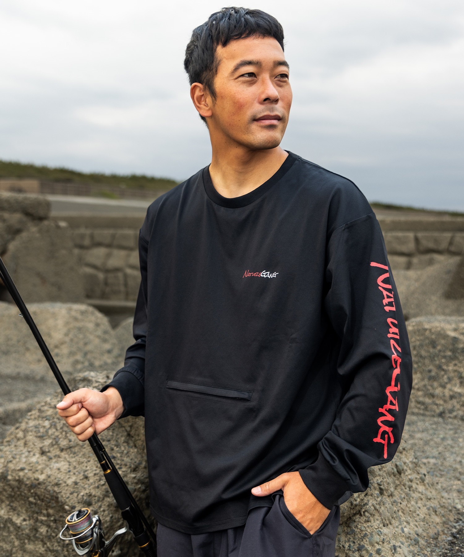 Nature Gang ネイチャーギャング 長袖 Tシャツ ロンT メンズ バック 