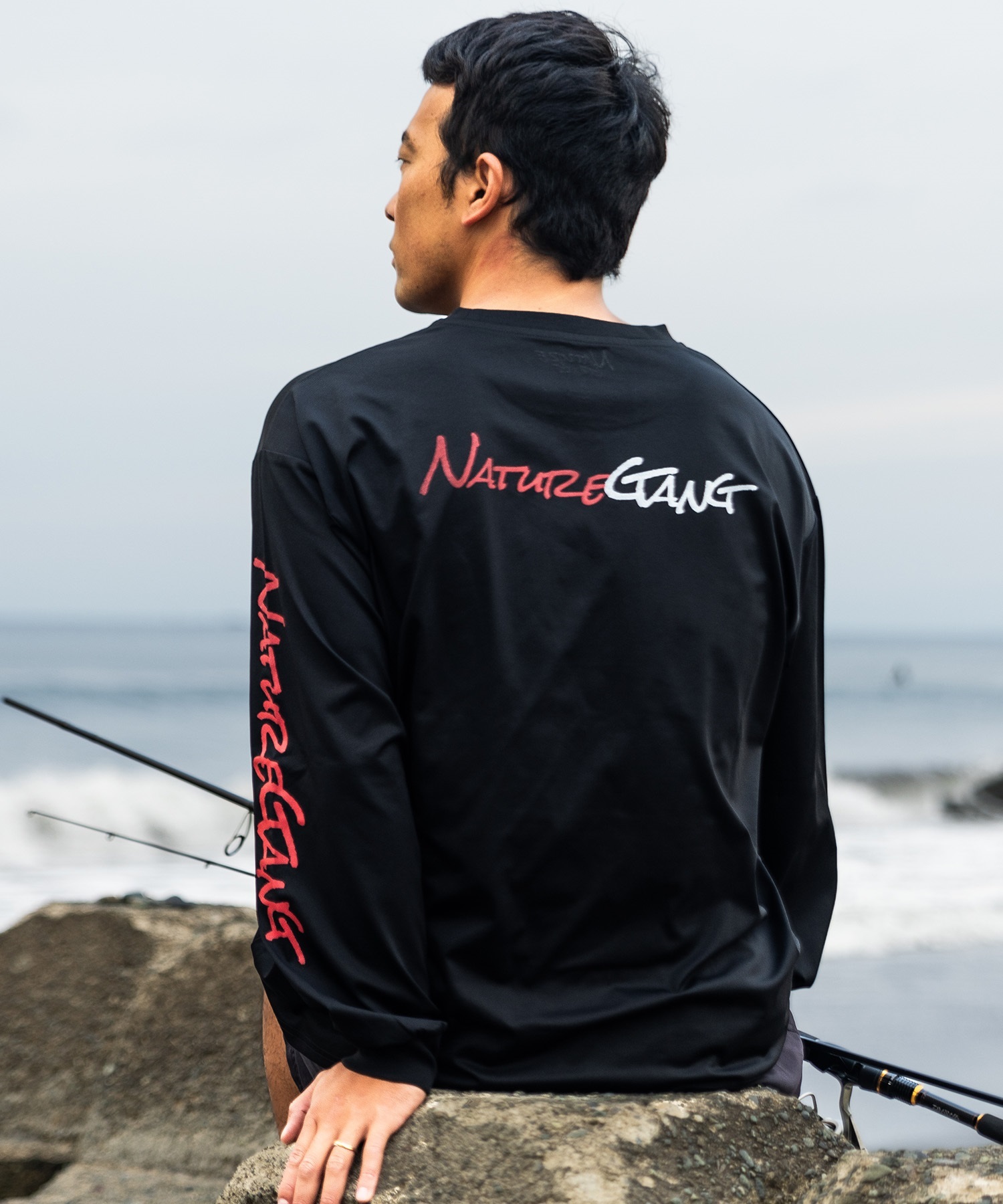 Nature Gang ネイチャーギャング 長袖 Tシャツ ロンT メンズ バック 