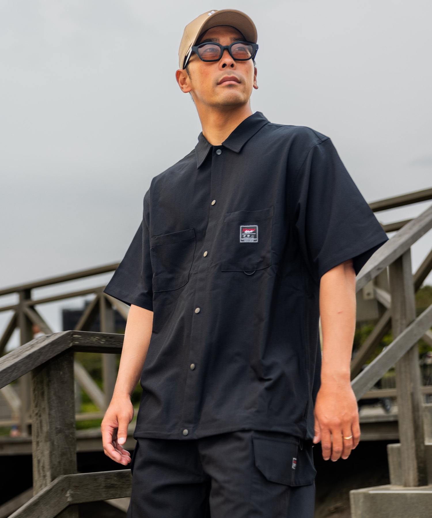 Nature Gang ネイチャーギャング 半袖 シャツ メンズ ロゴ ワン