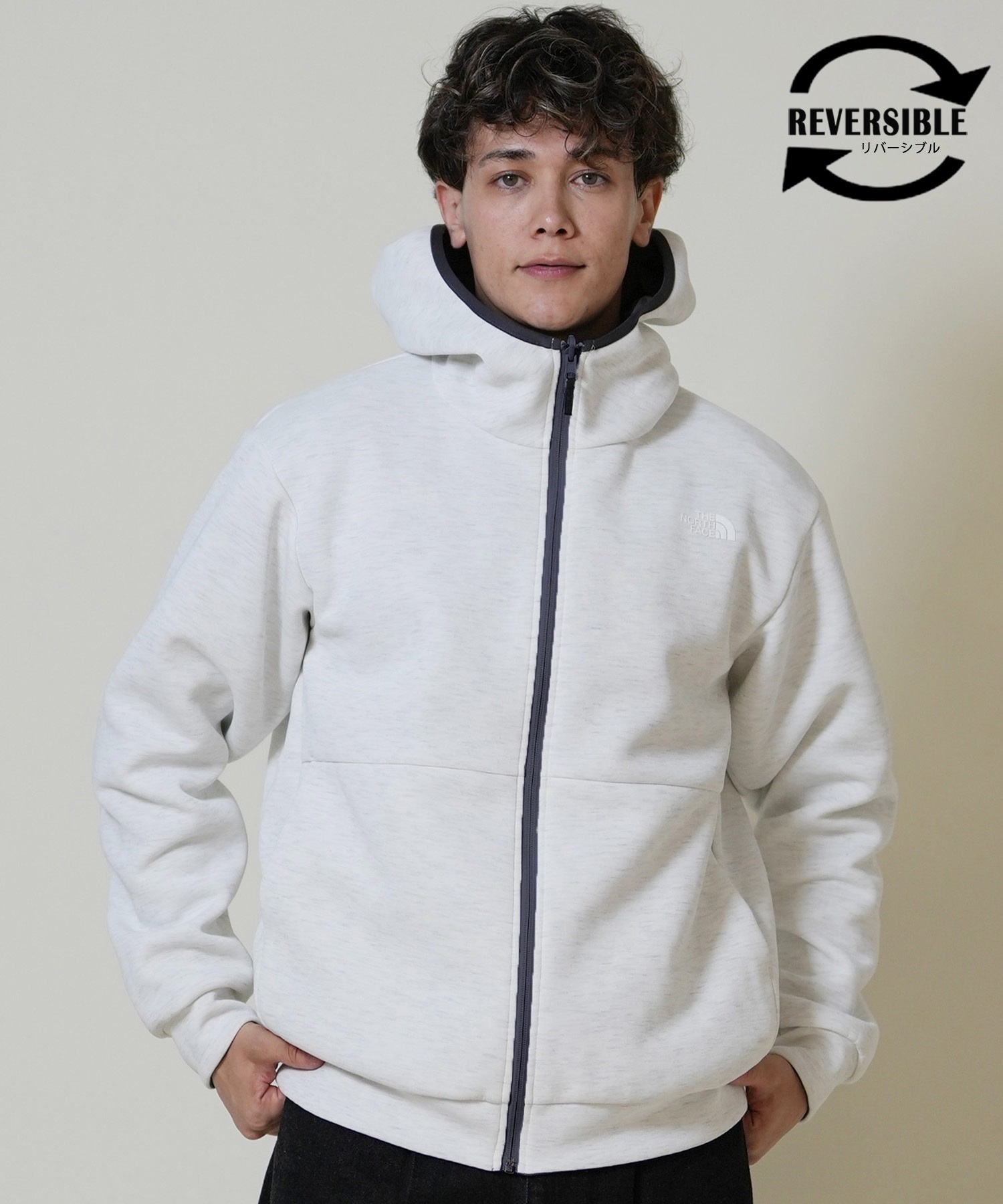 THE NORTH FACE ザ・ノース・フェイス マウンテンパーカー メンズ リバーシブル UVカット 防風 RV TECH AIR HD NT62580(GX-S)