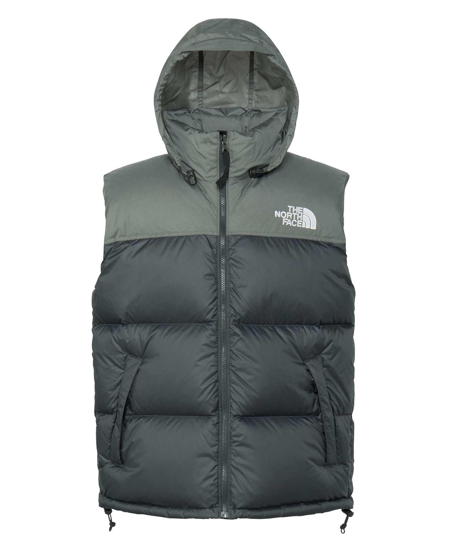 THE NORTH FACE ダウンベスト 黒・グレー THE NORTH FACE ノースフェイス ダウンベスト M'S NUPTSE ON
