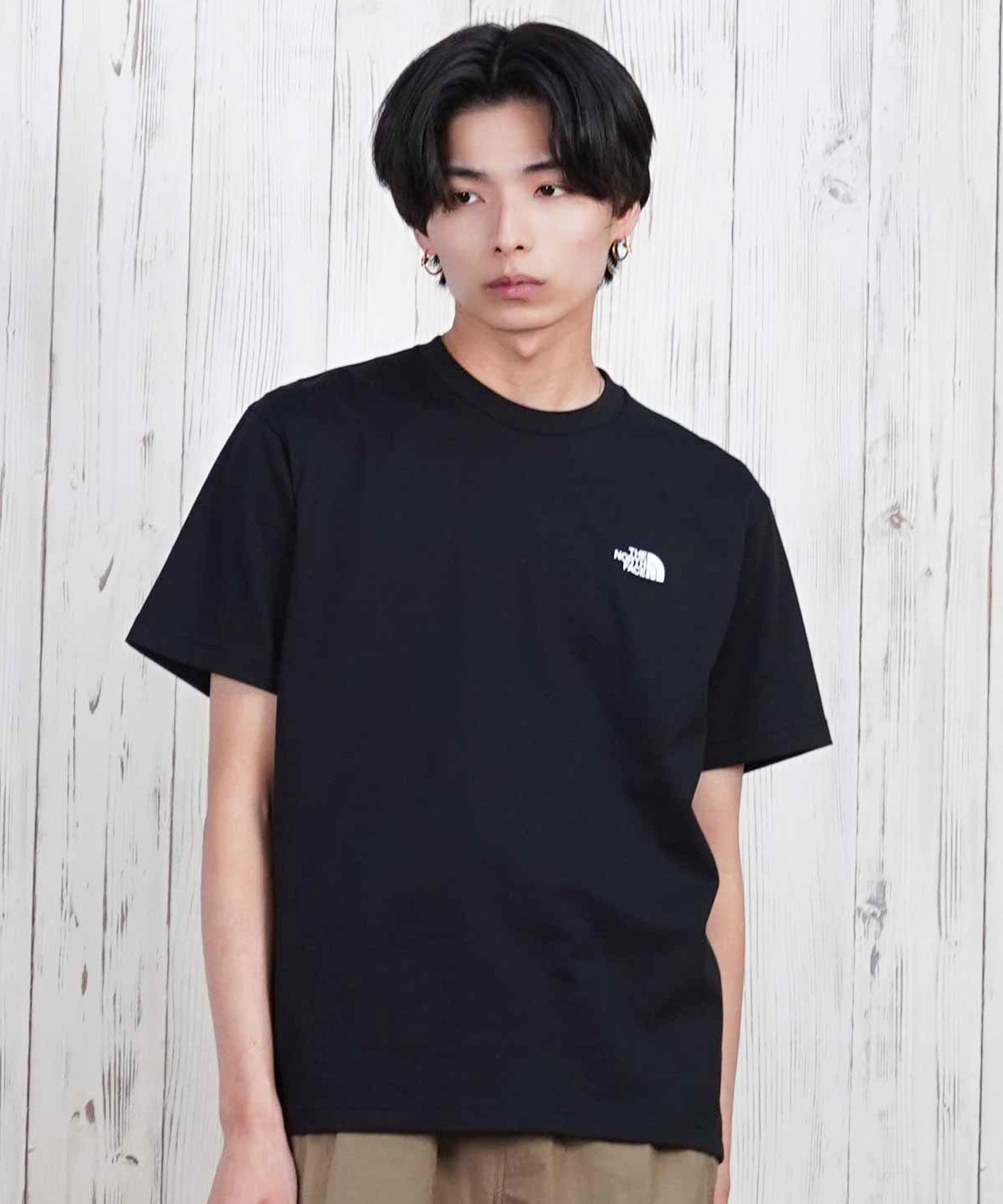 THE NORTH FACE ザ・ノース・フェイス 半袖 Tシャツ メンズ ショートスリーブバックスクエアーロゴティー NT32447(W2-S)