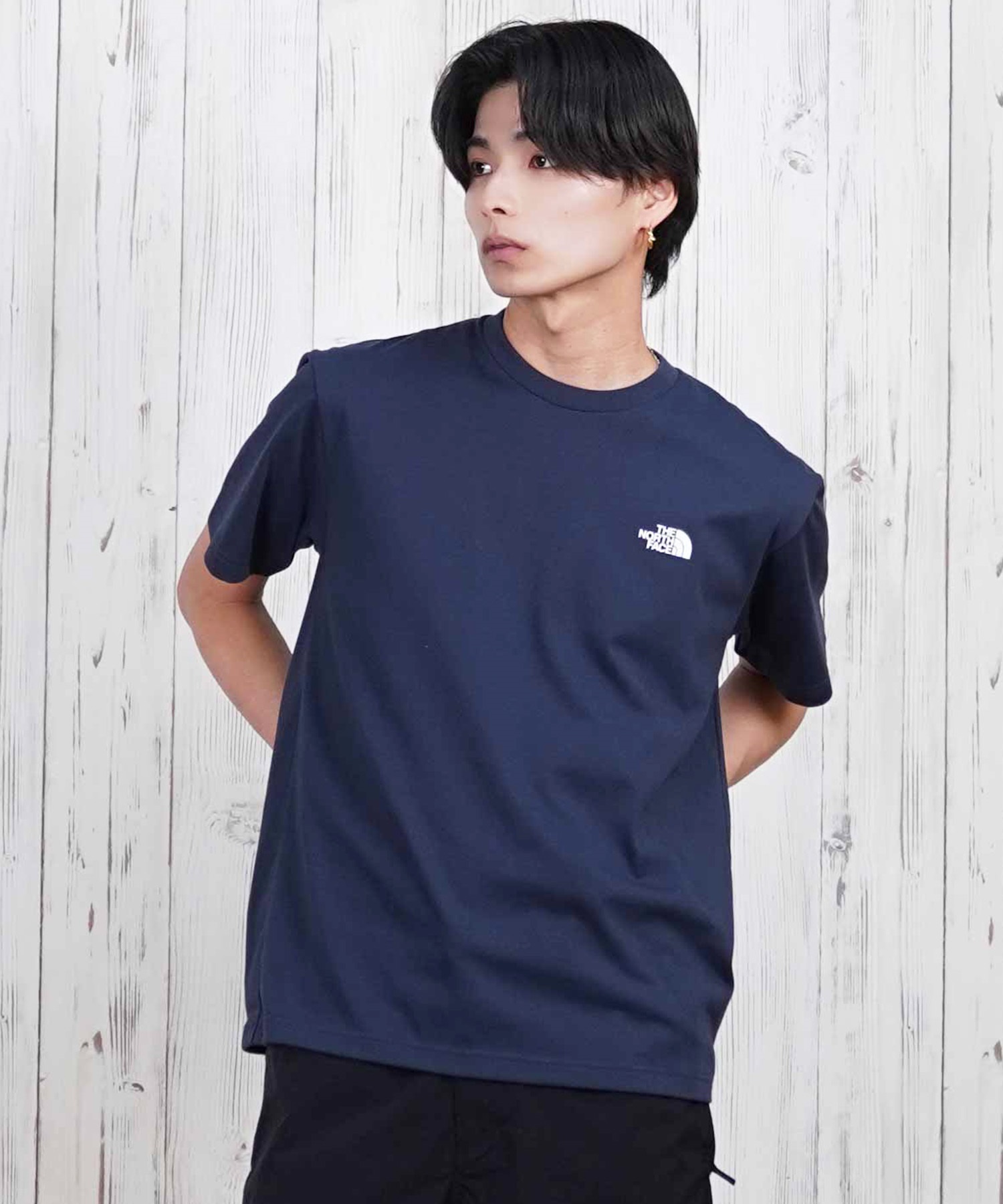 THE NORTH FACE ザ・ノース・フェイス 半袖 Tシャツ メンズ ショートスリーブバックスクエアーロゴティー NT32447(W2-S)