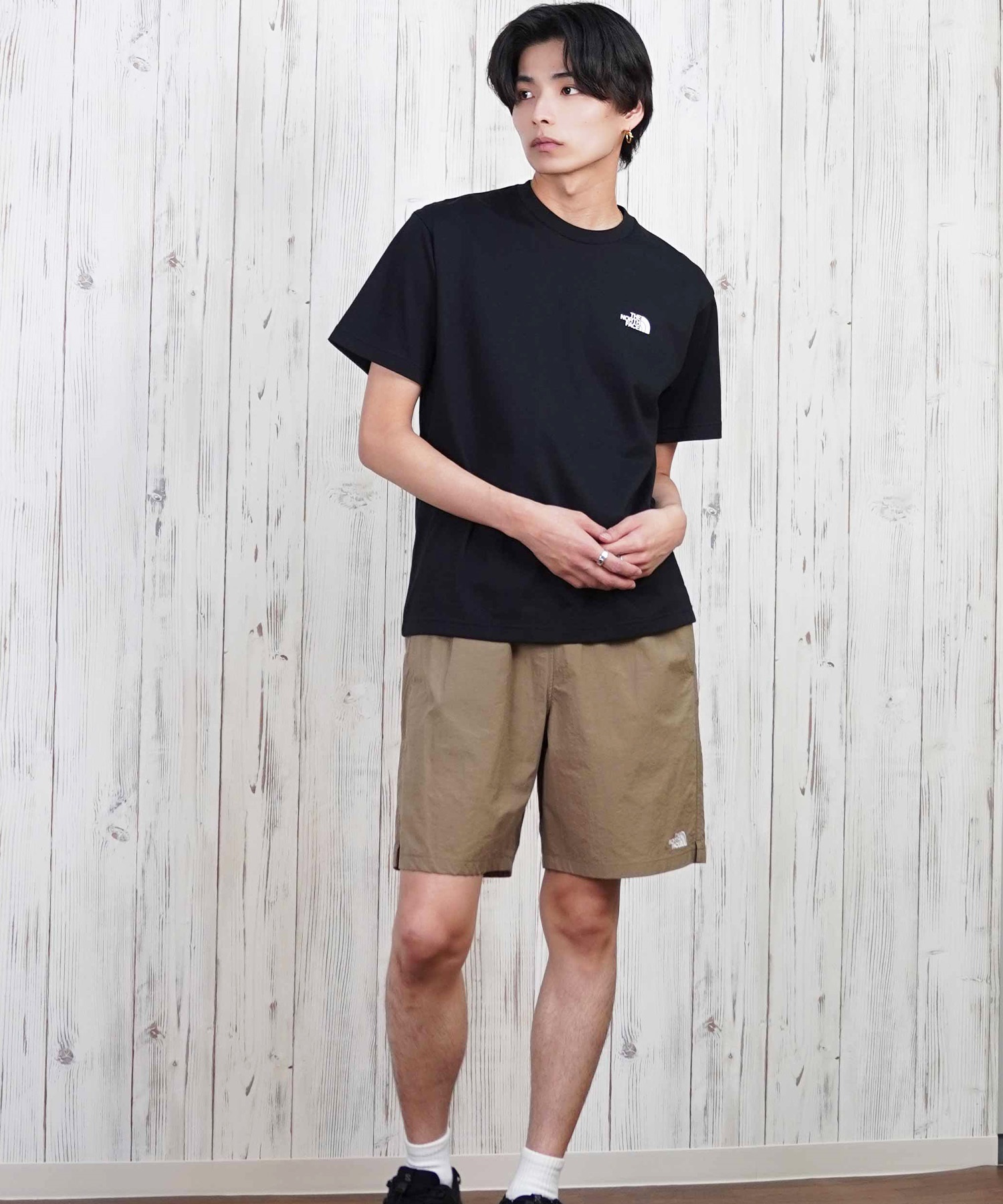 THE NORTH FACE ザ・ノース・フェイス 半袖 Tシャツ メンズ ショートスリーブバックスクエアーロゴティー NT32447(W2-S)