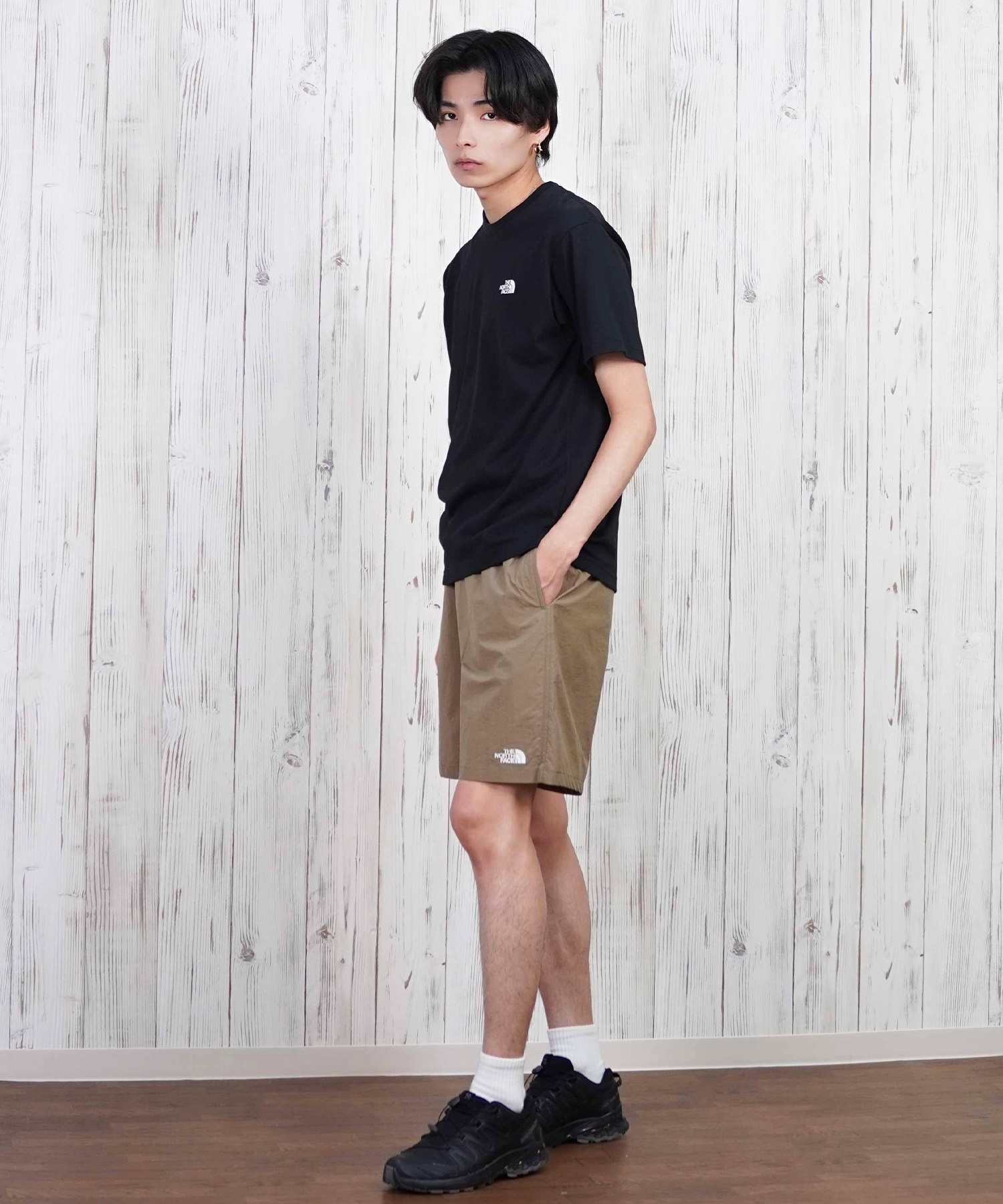THE NORTH FACE ザ・ノース・フェイス 半袖 Tシャツ メンズ ショートスリーブバックスクエアーロゴティー NT32447(W2-S)