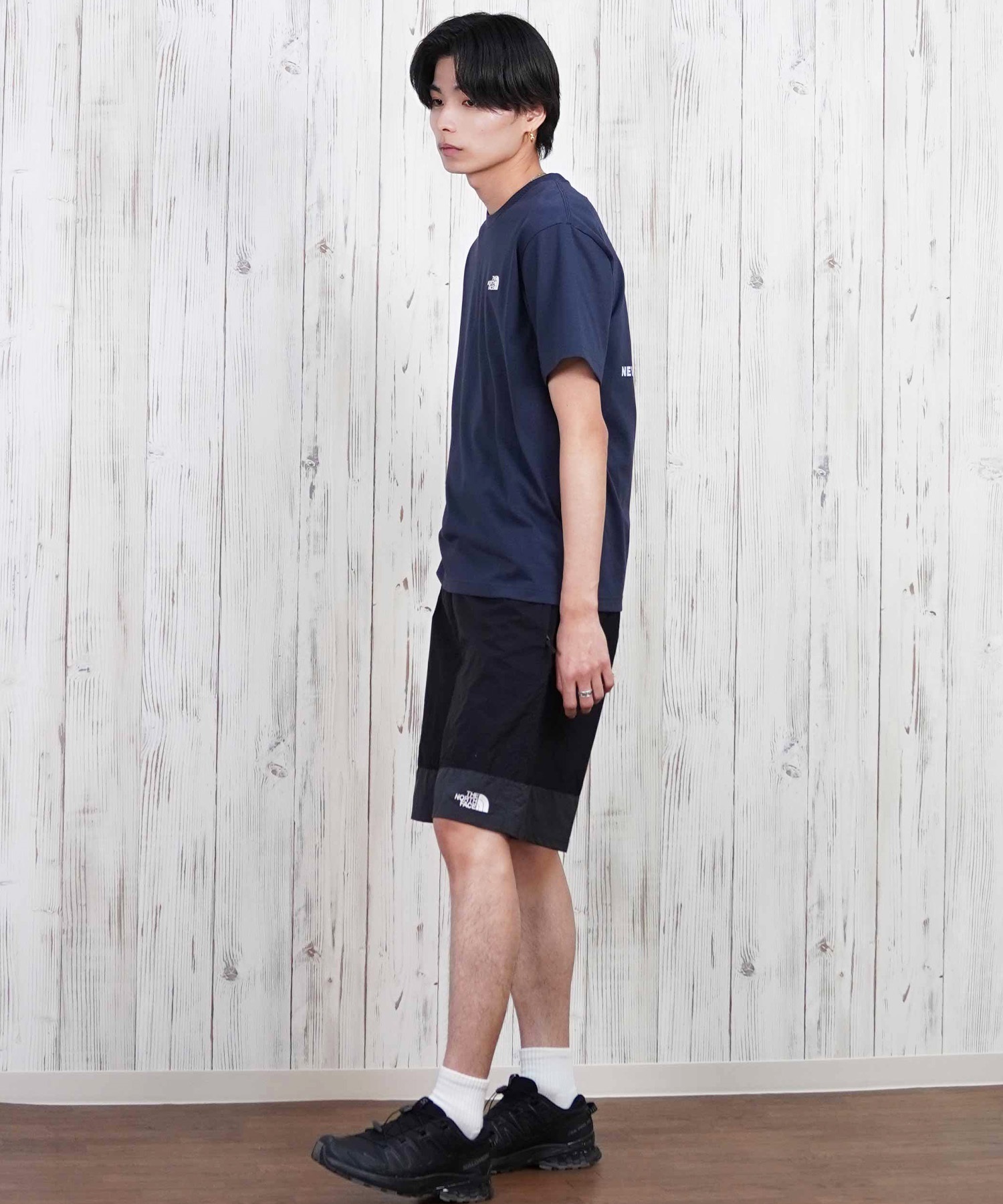 THE NORTH FACE ザ・ノース・フェイス 半袖 Tシャツ メンズ ショートスリーブバックスクエアーロゴティー NT32447(W2-S)